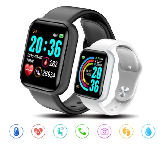 Smart Watch D20 Esportivo À Prova d’Água com Monitor Fitness™