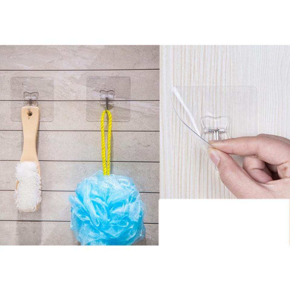GANCHOS TRANSPARENTE PARA PAREDE ADESIVO ULTRA STRONG™ - 10PÇS